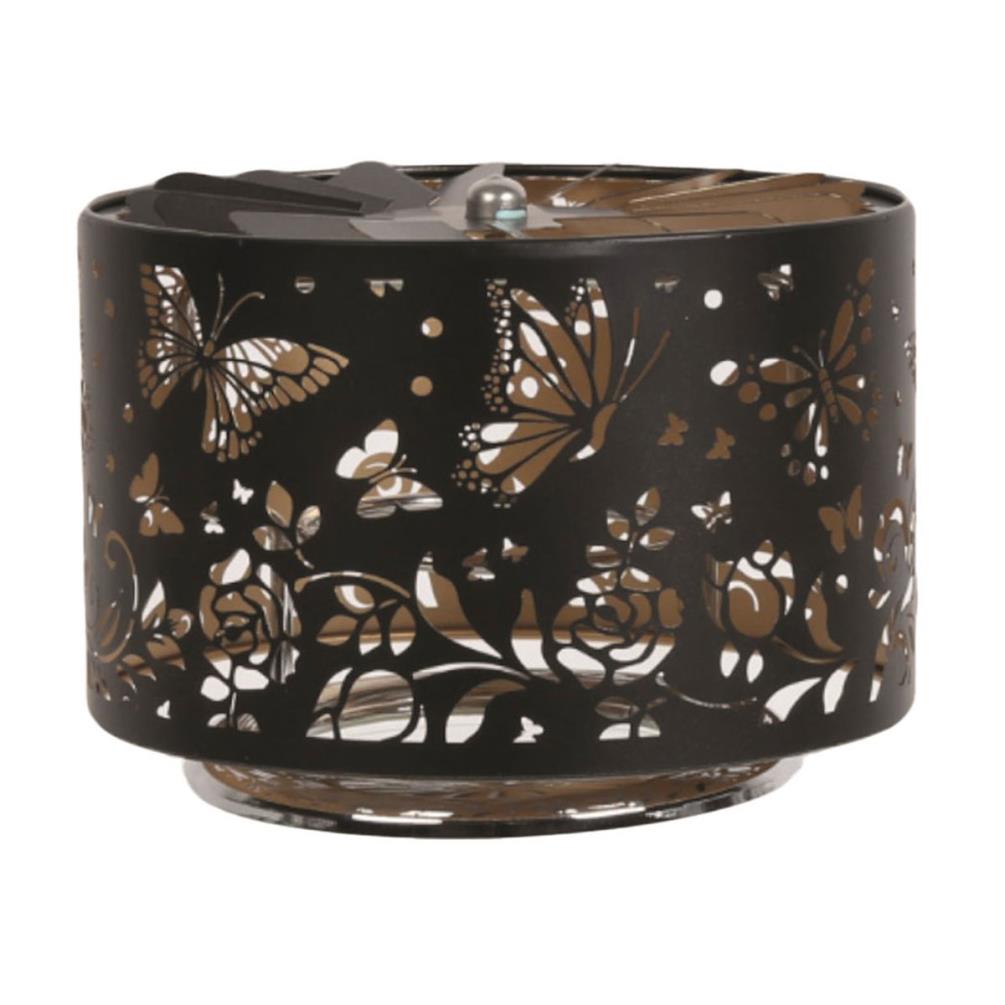 Aroma Silhouette Black & Gold Carousel Butterfly Shade  Extra Image 1